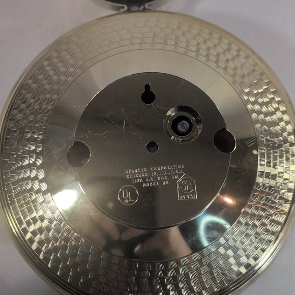 VTG Spartus Corp.  Bar Is Open/Closed Backwards Running Wall Clock WORKS GREAT - Picture 11 of 16